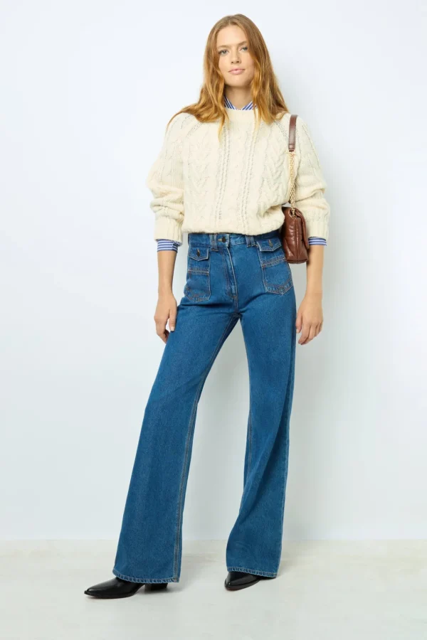 Sale ANNA - High waist flare jeans Trousers