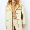 Best Sale ANNA - High-waisted wide-leg pants in jean Coats
