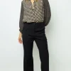 Shop Black bootcut trousers - NEESA Trousers