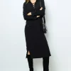 Shop Black maxi dress with lace - SIRENA Dresses