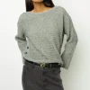 Clearance Boat neck sweater with buttons - JOLINE Knitwear