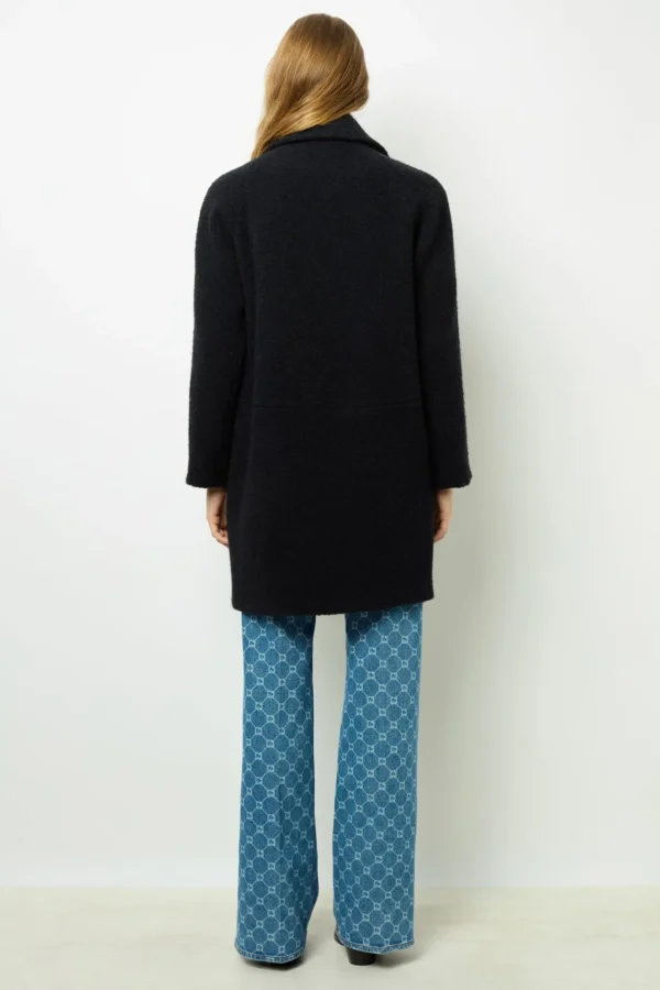 Cheap Bouclette mid-length coat - LYSANDRA Coats