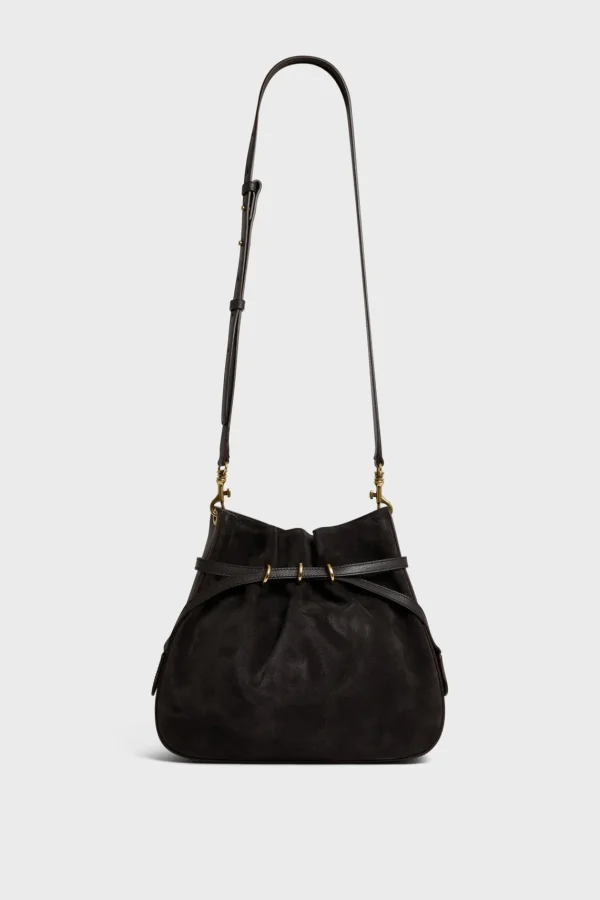 Cheap Bucket bag in suede leather - ROMY Shoulder Bags | Bucket Bags