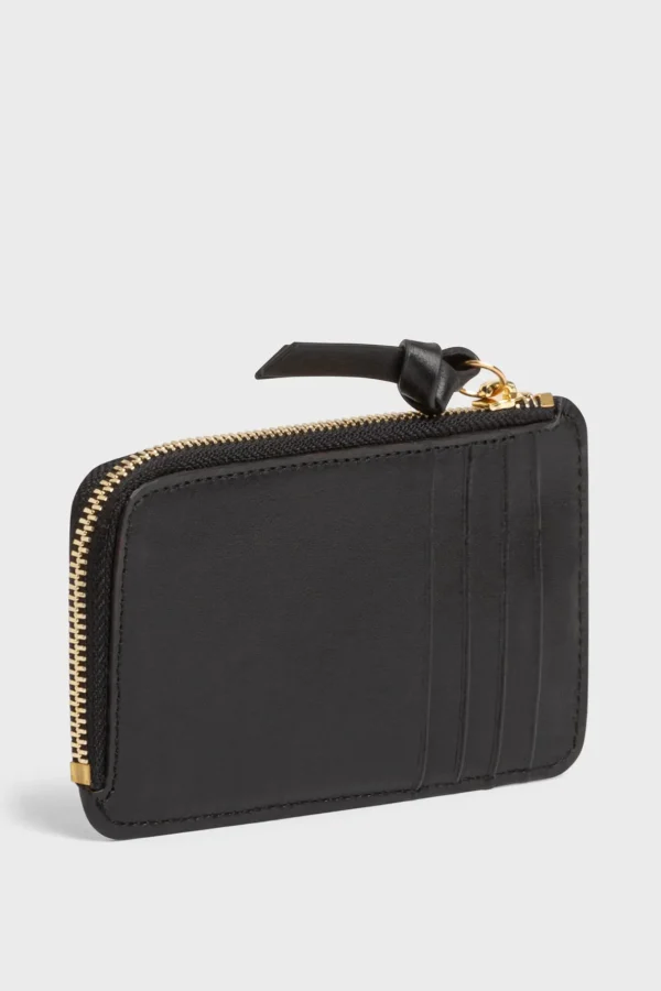 Hot Cardholder in plain leather - CARDHOLDER Leather Goods