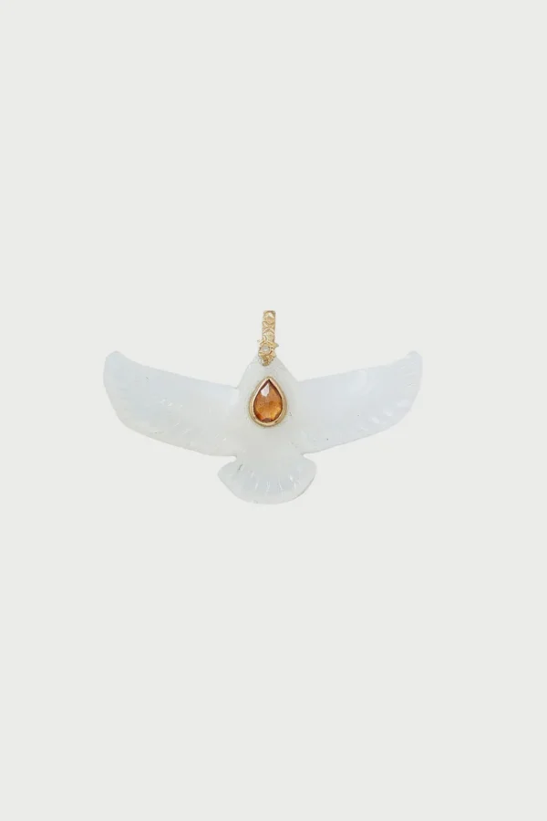 Shop Charm blanc avec une pierre - PHENIX Charms | Charms