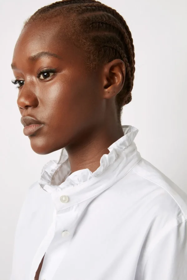 Cheap CHEMISE - Romantic poplin shirt Shirts & Blouses | Suits & Outfits