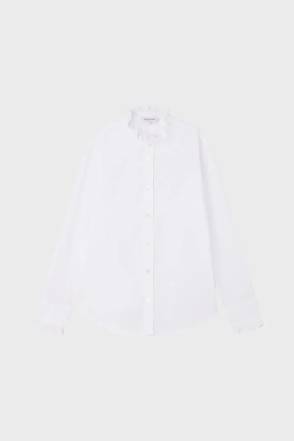Cheap CHEMISE - Romantic poplin shirt Shirts & Blouses | Suits & Outfits
