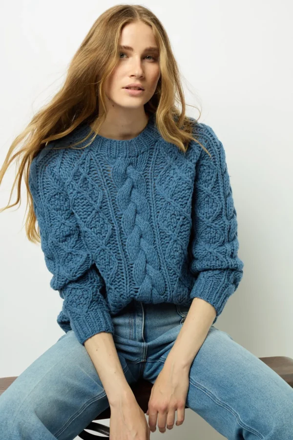 Flash Sale Chunky twisted sweater - JORDANA Knitwear