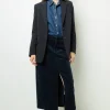 Cheap Corduroy midi skirt - CASSIDIE Skirts