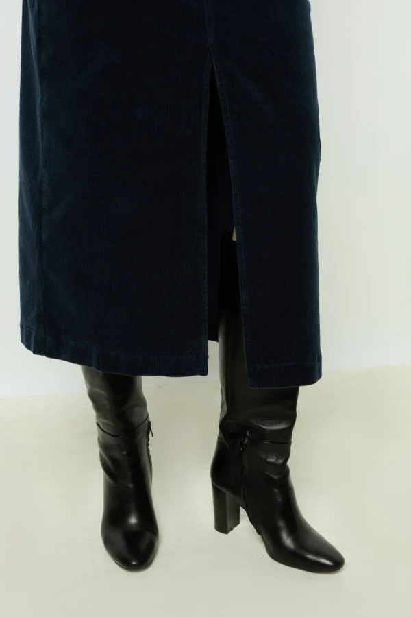 Cheap Corduroy midi skirt - CASSIDIE Skirts