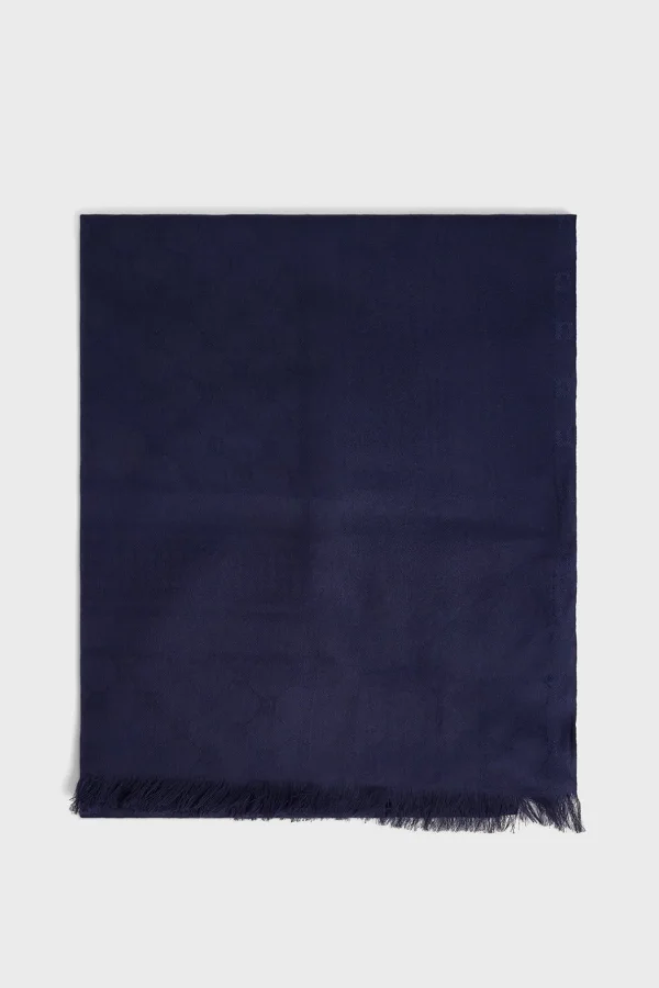 Best Cotton and modal scarf with monogram - DOMITILLE Scarves