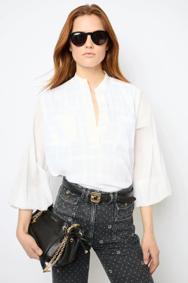 Flash Sale Cotton blouse - BASILIA Shirts & Blouses