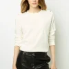 Flash Sale Cotton long sleeve T-shirt - AUDELIE Tops & T-Shirts