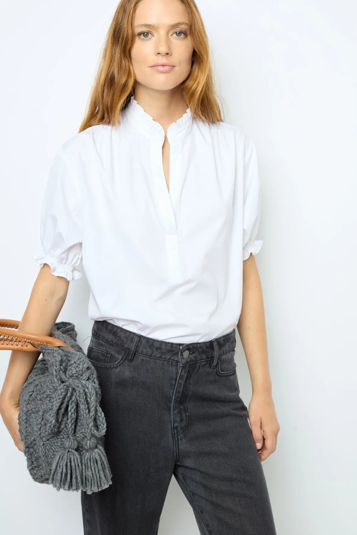 cotton_poplin_blouse__ann_0.webp Best Cotton poplin blouse - ANNYR Shirts & Blouses