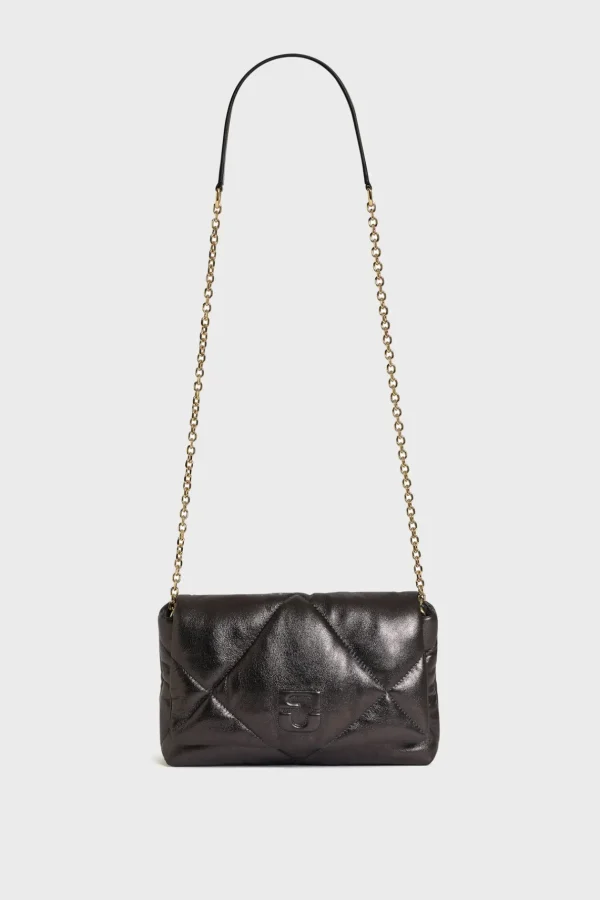 New Crossbody bag in quilted metallized leather - LE FANNY The Fanny Bag | Shoulder Bags