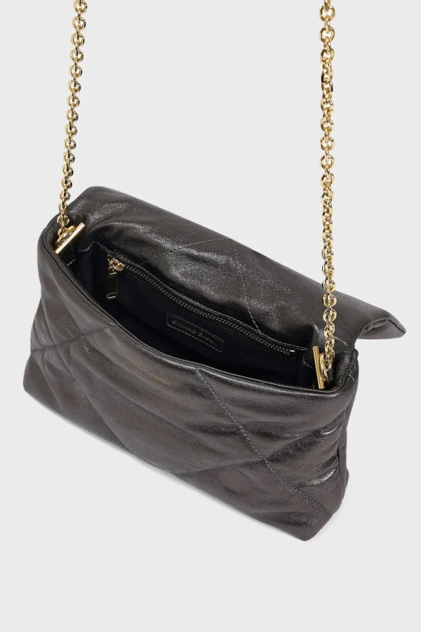 New Crossbody bag in quilted metallized leather - LE FANNY The Fanny Bag | Shoulder Bags