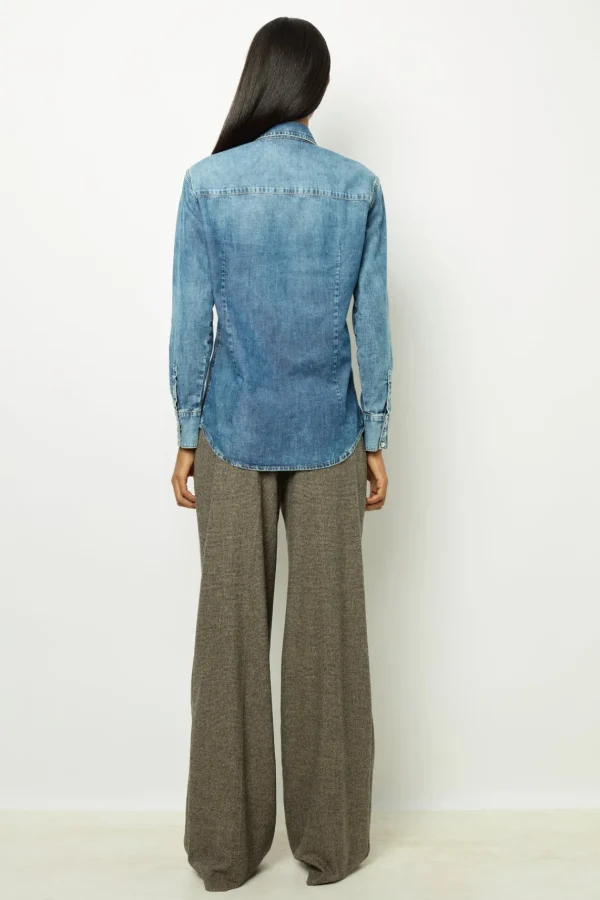 Shop Denim shirt - AIMEE Shirts & Blouses