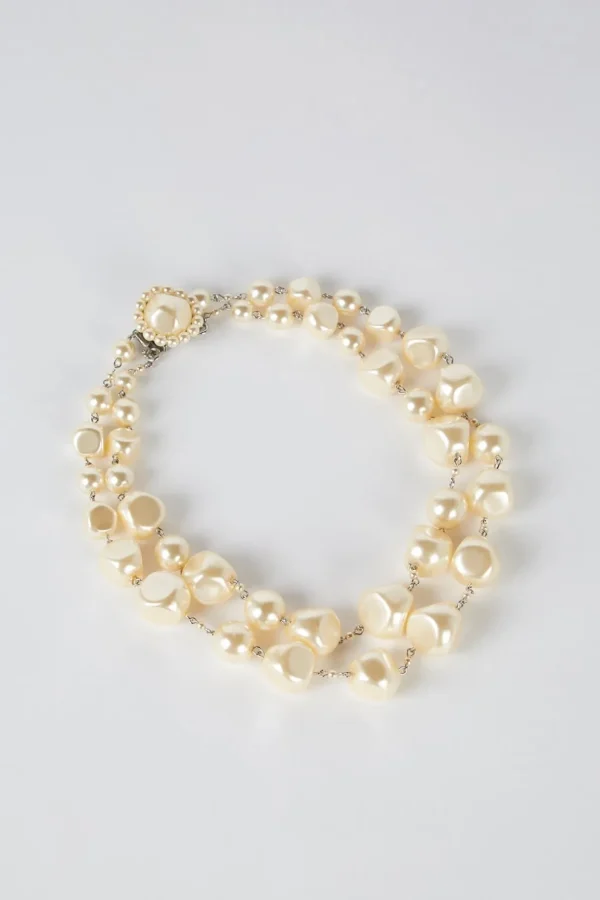 Fashion Double glass bead necklace Other Accessories