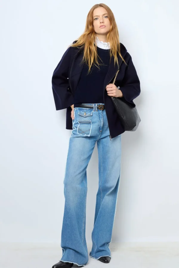 Store Double-face wool cape - NESRYNN Coats