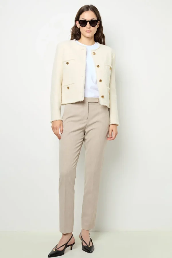 Online Elasticated slim-fit trousers - NALA Trousers