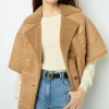 Fashion Embroidered shearling short jacket - LYSIANNA Leather & Pelts