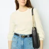 Discount Fine knit wool round neck sweater - JANINE Knitwear