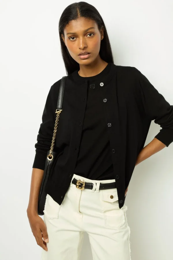 Sale Fine wool cardigan - JUSTINE Knitwear