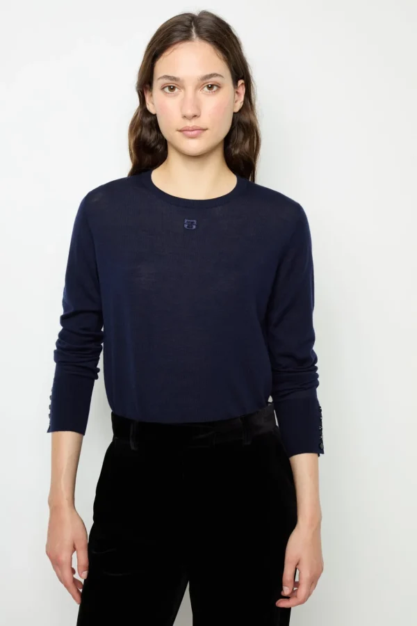 Best Fine wool round neck sweater - JADE Knitwear