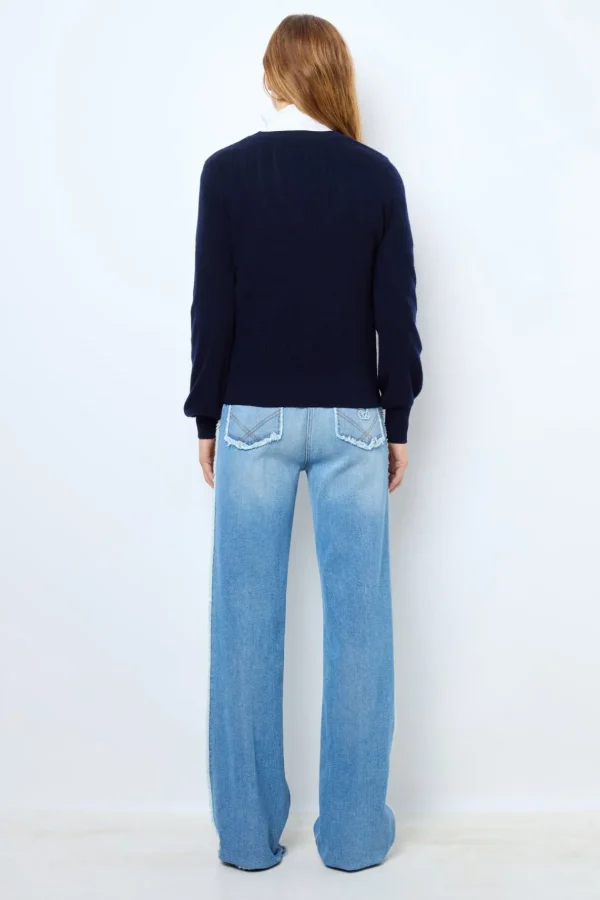 Hot Fine wool round neck sweater - JANINE Knitwear