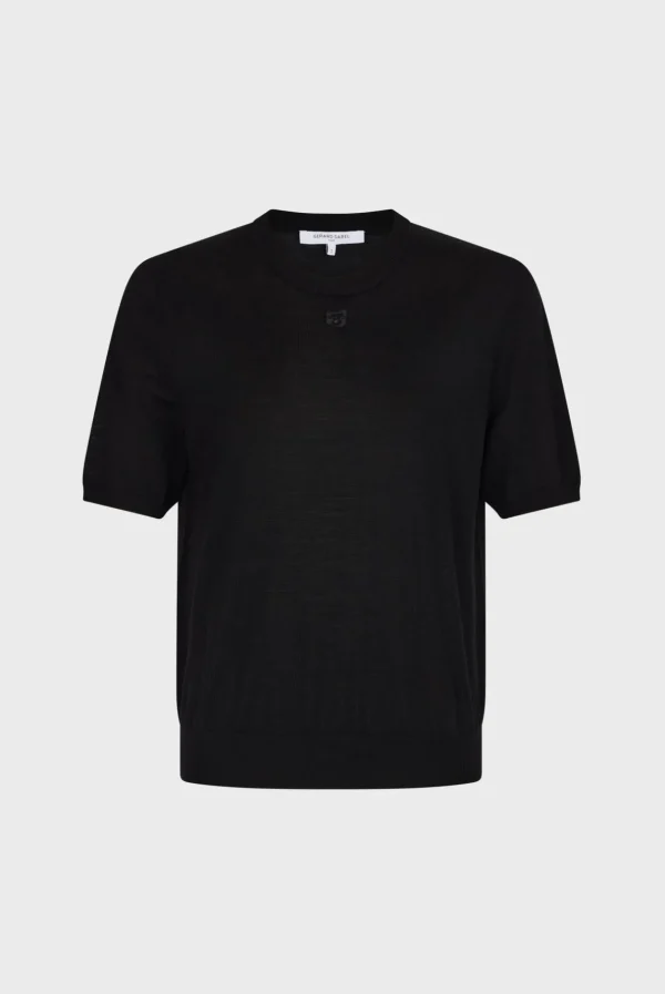 Store Fine wool short-sleeved sweater - JASNA Knitwear
