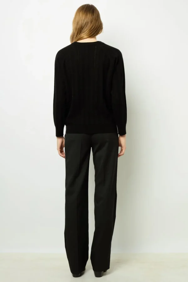 Best Sale Fine wool sweater with rhinestone - JOSETTE Knitwear