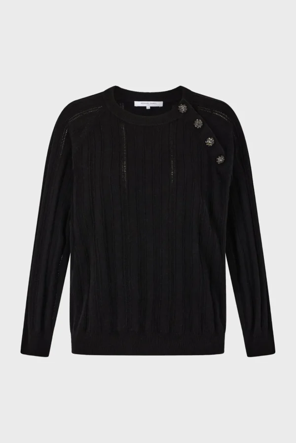 Best Sale Fine wool sweater with rhinestone - JOSETTE Knitwear