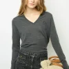 Best Fine wool V-neck sweater - JULIETTE Knitwear