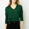 Cheap Fine wool V-neck sweater - JULIETTE Knitwear