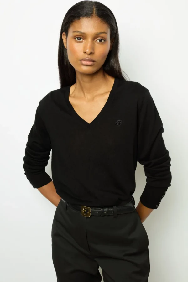 Online Fine wool V-neck sweater - JULIETTE Knitwear