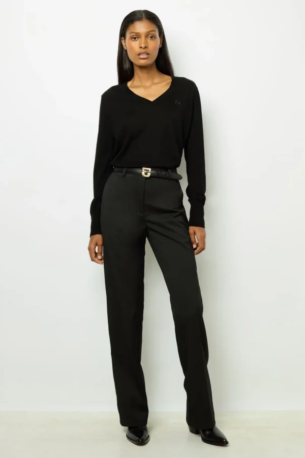 Online Fine wool V-neck sweater - JULIETTE Knitwear