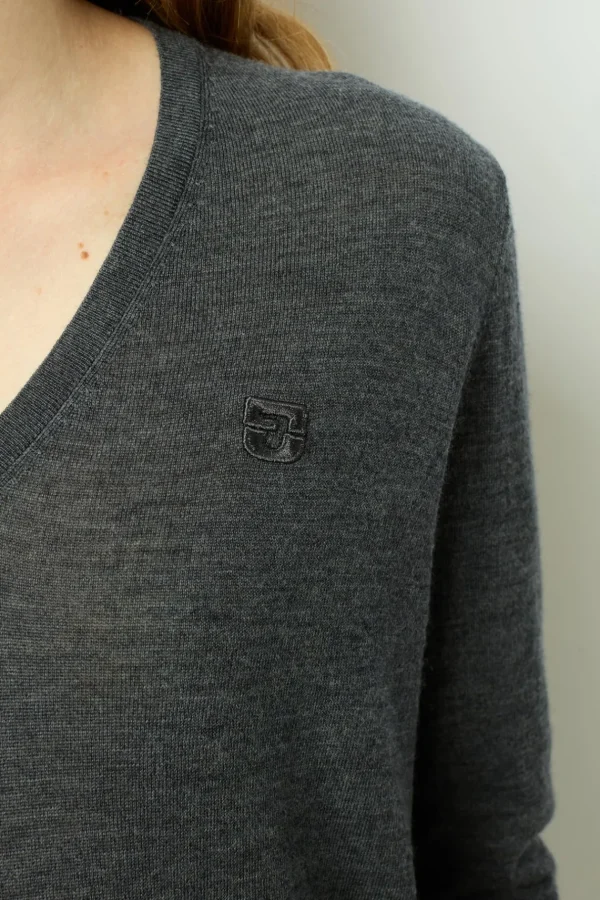 Best Fine wool V-neck sweater - JULIETTE Knitwear