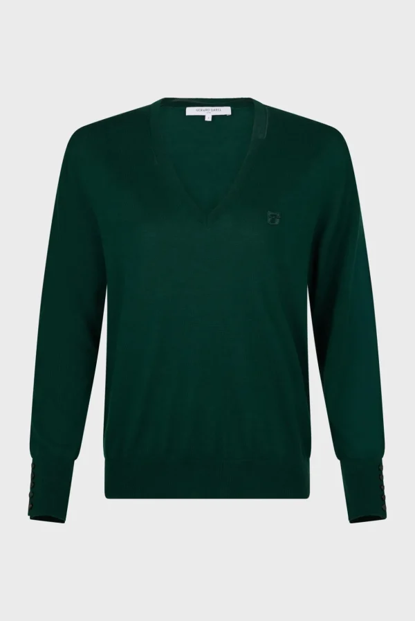 Cheap Fine wool V-neck sweater - JULIETTE Knitwear