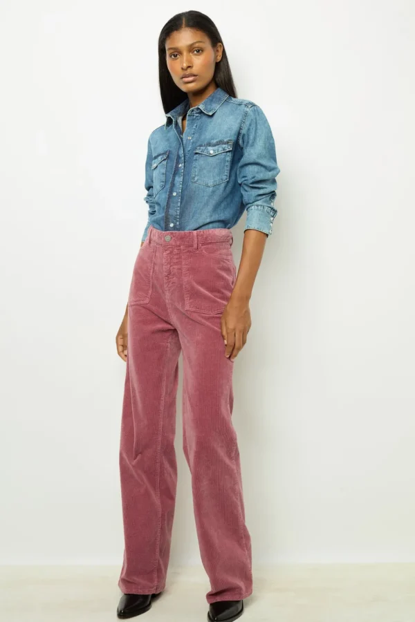 New Flared corduroy pants - NAZIA Trousers