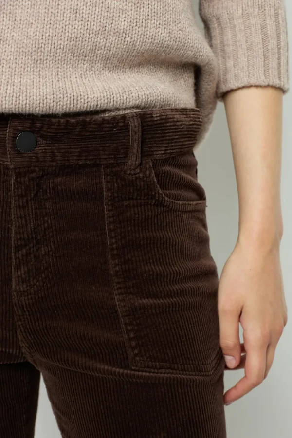 Fashion Flared corduroy pants - NAZIA Trousers