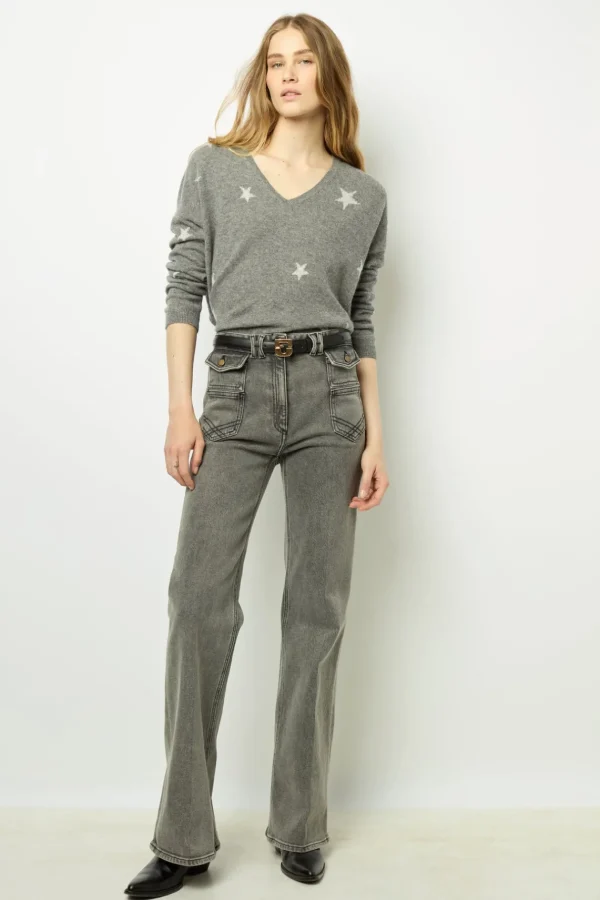 Cheap Flared jeans - ANNA Knitwear