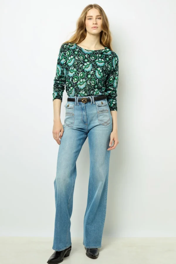 Store Flared jeans -ANNA Knitwear