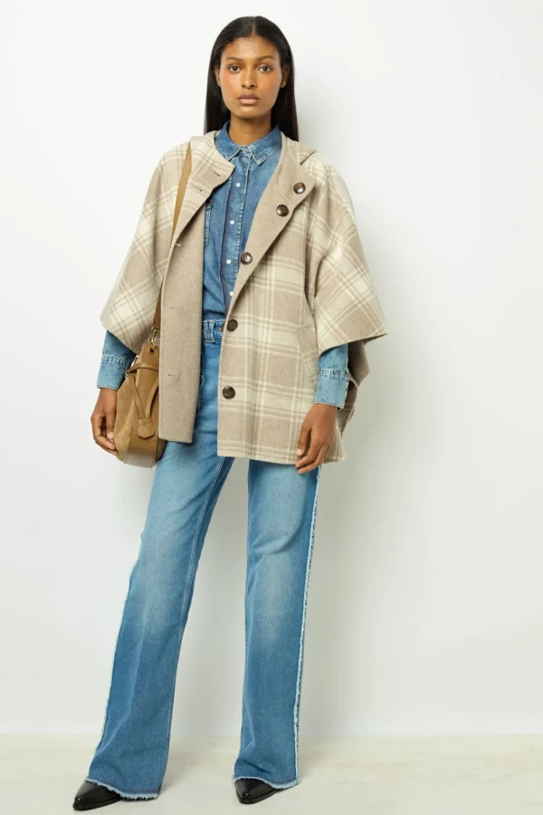 Cheap Flared jeans with fringes - ANNA Coats