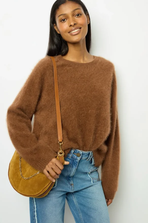 Best Sale Flared jeans with fringes - ANNA Knitwear