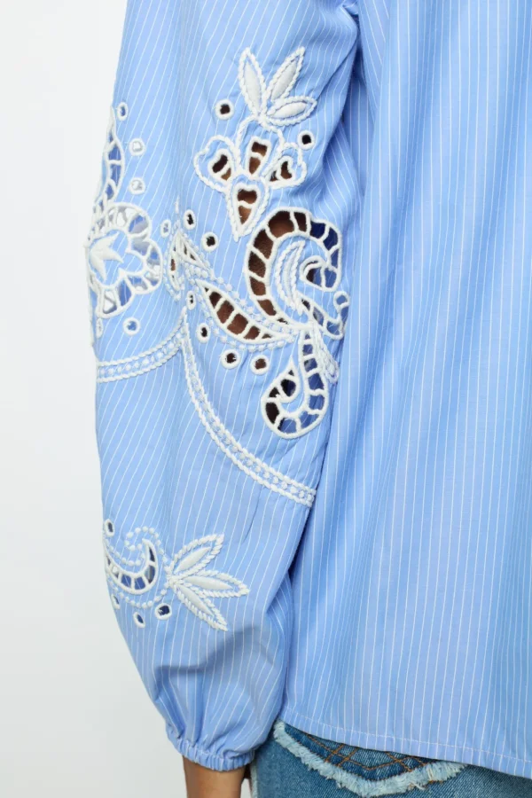 Cheap Flared jeans with fringes - ANNA Shirts & Blouses