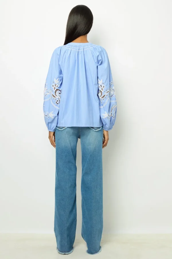 Cheap Flared jeans with fringes - ANNA Shirts & Blouses