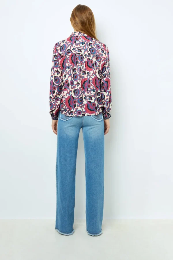 Sale Flared jeans with fringes - ANNA Shirts & Blouses