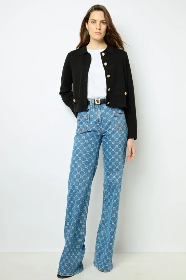 Best Flared with monogram - ANNA Trousers