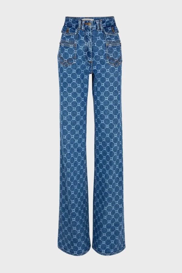Best Flared with monogram - ANNA Trousers