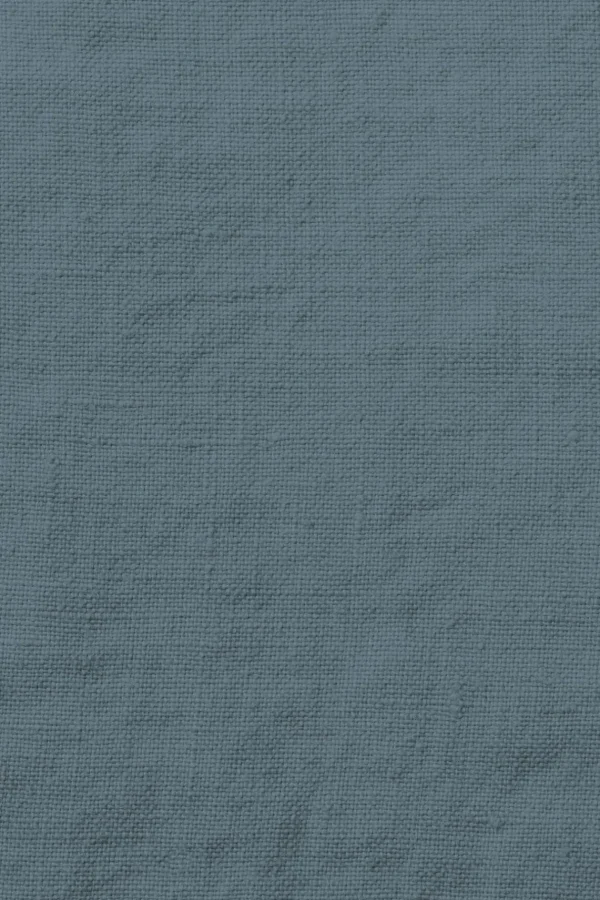 Clearance Flat washed linen sheet - midnight blue Flat Sheets